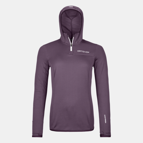 ORTOVOX FLEECE LIGHT GRID ZN HOODY W | Hoodies | ORTOVOX